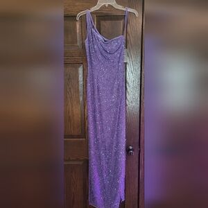 Scala Sparkling Purple Maxi Dress